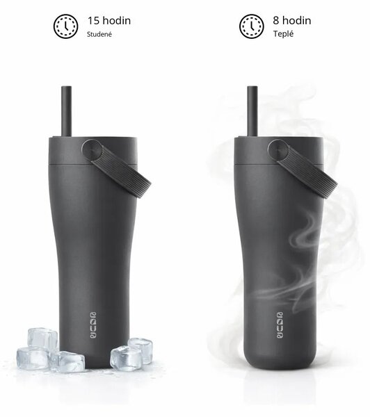 Termohrnek EQUA Carry Cup Black 600 ml