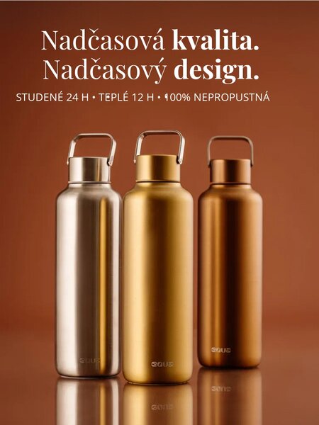 Nerezová termoska EQUA Timeless Thermo Bronzed 600 ml