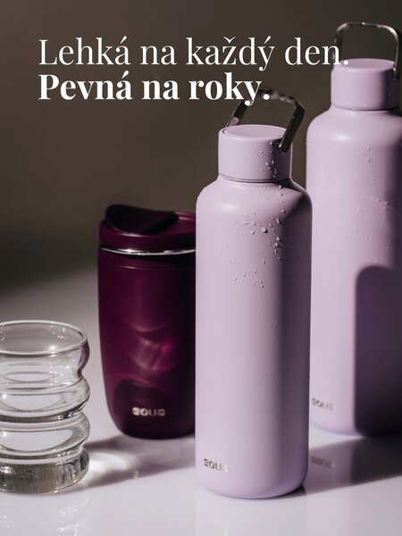 Lehká nerezová lahev EQUA Timeless Lavender 600 ml