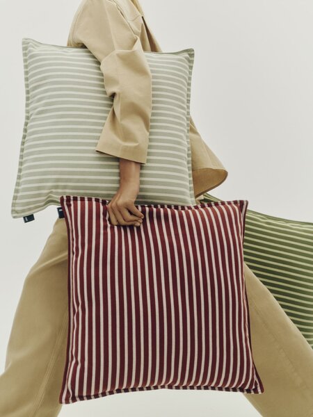 Venkovní polštář Terrazza Terracotta Bold Stripe 50 × 50 cm