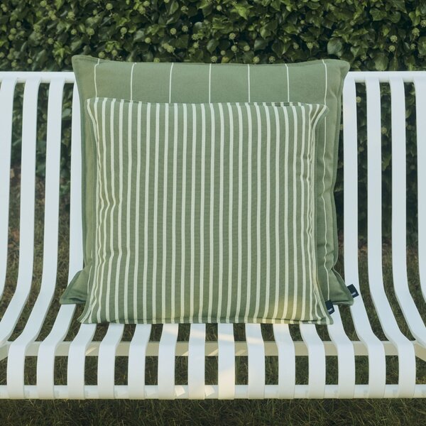 Venkovní polštář Terrazza Olive Bold Stripe 50 × 50 cm