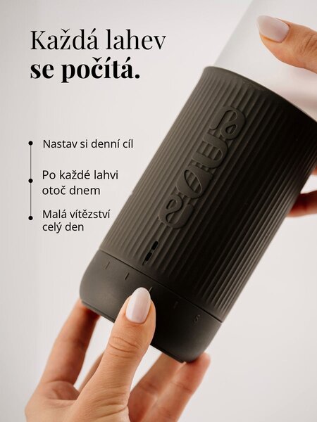 Skleněná lahev EQUA Glow Dark 750 ml