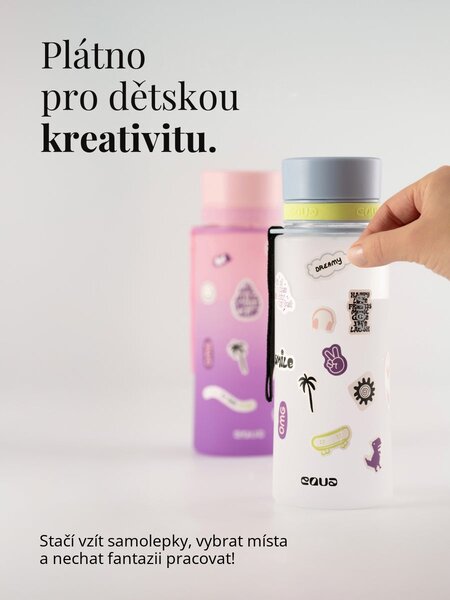 Plastová BPA free lahev z tritanu EQUA Sk8ter Kid 600 ml