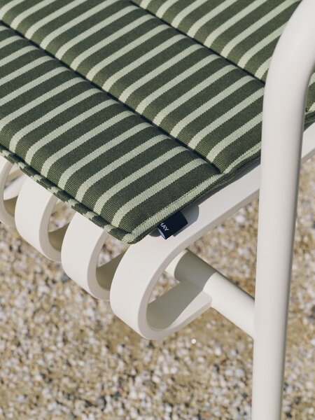 Sedák Terrazza Olive bold stripe 82 × 40 cm