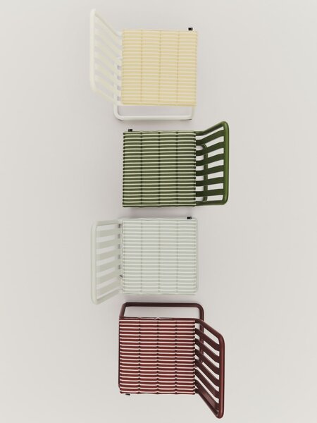 Sedák Terrazza Olive bold stripe 40 × 40 cm
