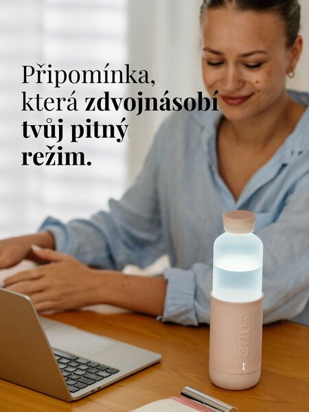 Skleněná lahev EQUA Glow Off White 750 ml