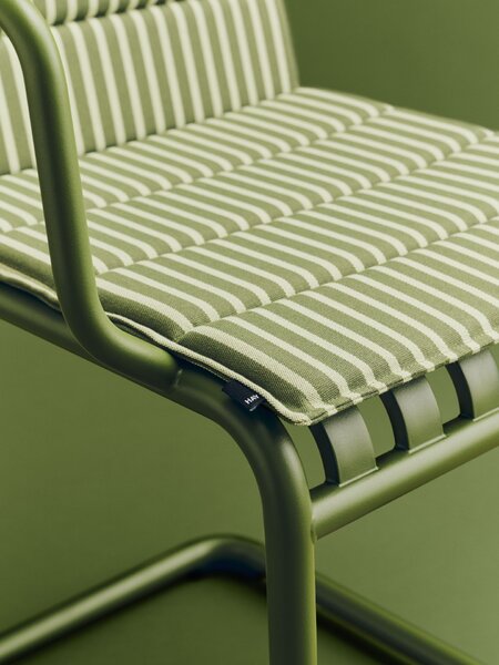 Sedák Terrazza Olive bold stripe 82 × 40 cm