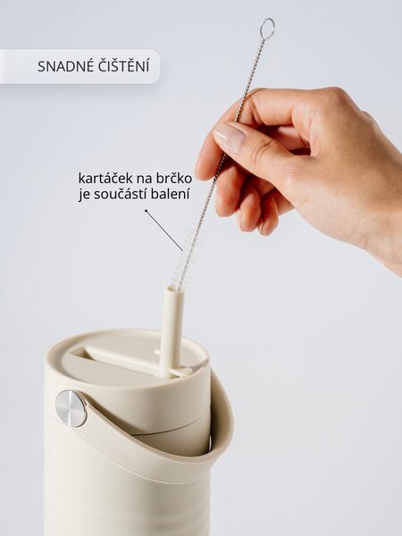 Termohrnek EQUA Big Cup Off White 1000 ml