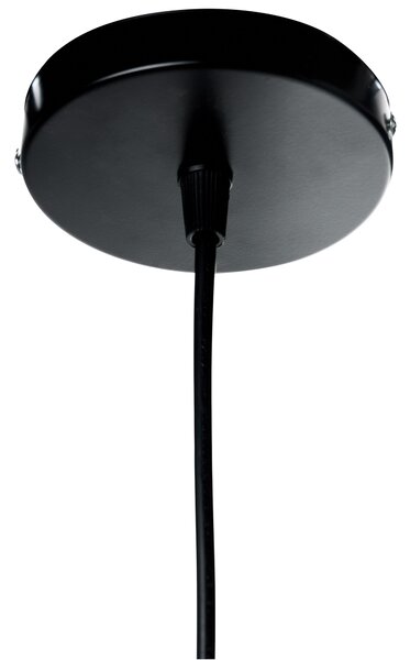 Závěsná lampa TURABO Ratan Černá/Bílá