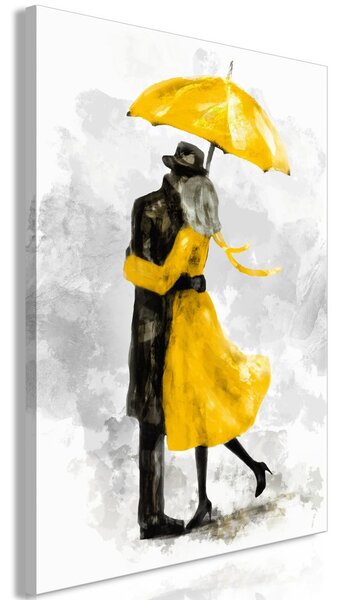 Obraz - Pod žlutým deštníkem 40x60