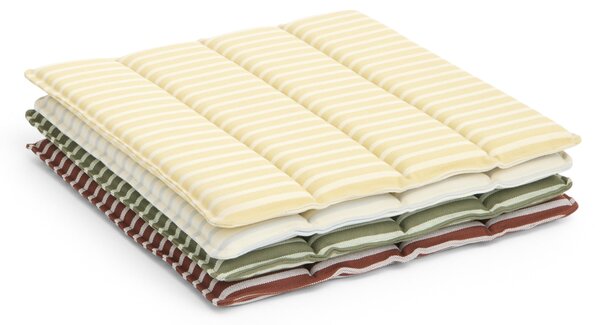 Sedák Terrazza Terracotta bold stripe 40 × 40 cm