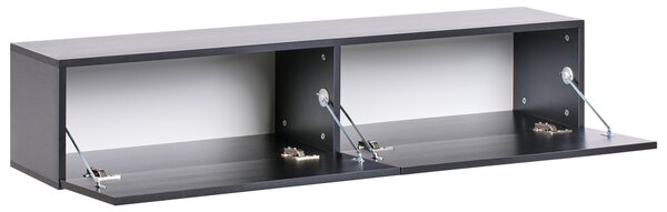 Nástěnný TV stolek GLADSTONE Černá