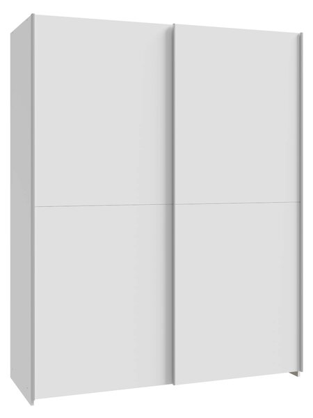 Šatní skříň s posuvnými dveřmi KEBAN 150 cm, bílá