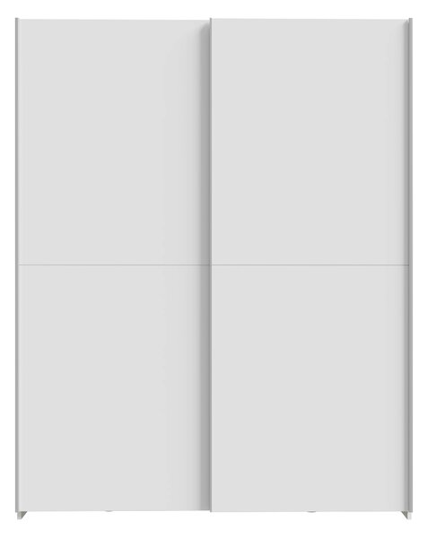 Šatní skříň s posuvnými dveřmi KEBAN 150 cm, bílá