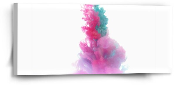Sablio Obraz Barevný kouř - 110x50 cm