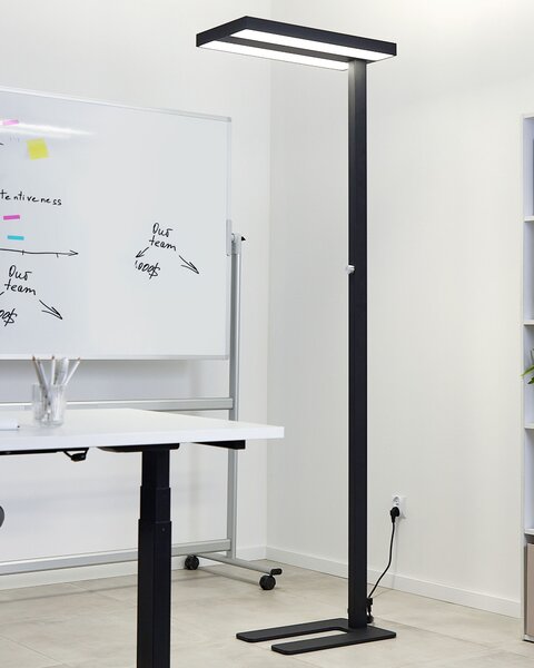 LED stojací lampa TAURUS se stmívačem Kov Černá