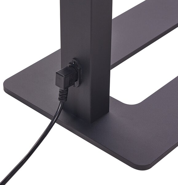 LED stojací lampa TAURUS se stmívačem Kov Černá