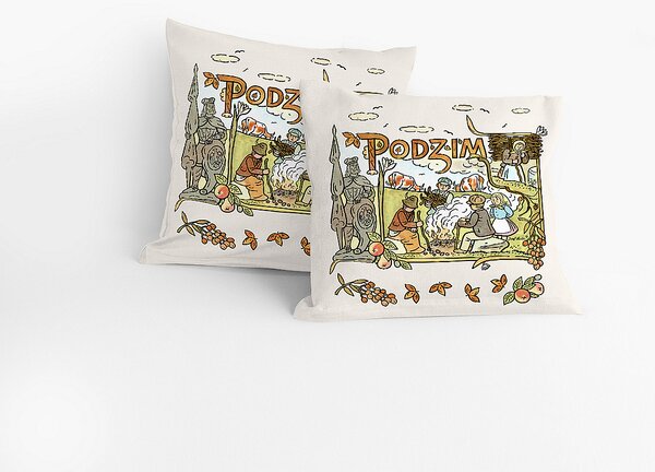 Povlečení Zeměklíč - Podzim Bavlna deluxe digitál 1x 140/200, 1x 70/90