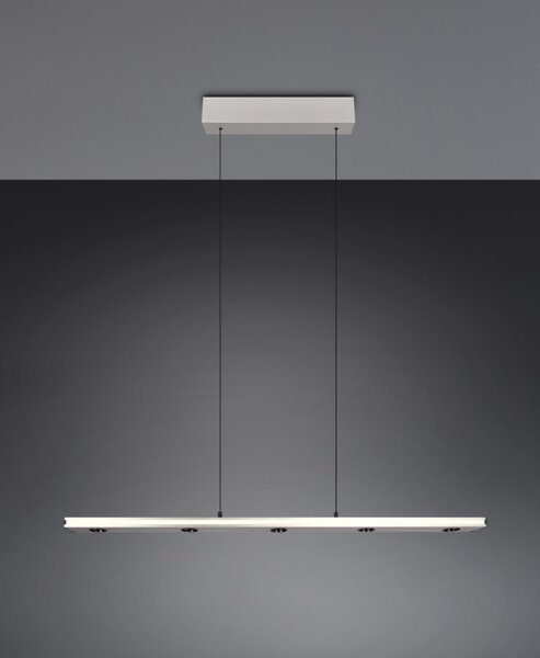 TRIO 353010107 GRAHAM závěsné svítidlo SMD LED 7x4,5W/480lm, 10W/920lm 2300+3000+4000K nikl matný