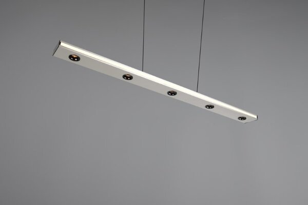 TRIO 353010107 GRAHAM závěsné svítidlo SMD LED 7x4,5W/480lm, 10W/920lm 2300+3000+4000K nikl matný