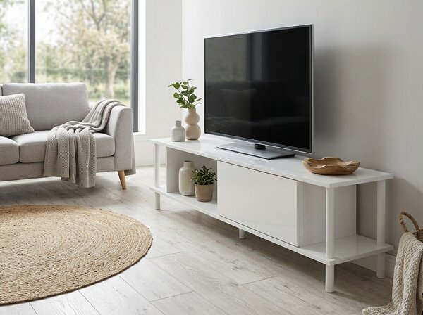 TV stolek PARIS 150 cm, bílá