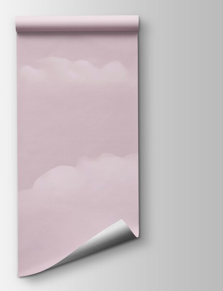 Fototapeta Růžová obloha s mraky, Dětské fototapety, Populární fototapety - Tapeko.co.cz