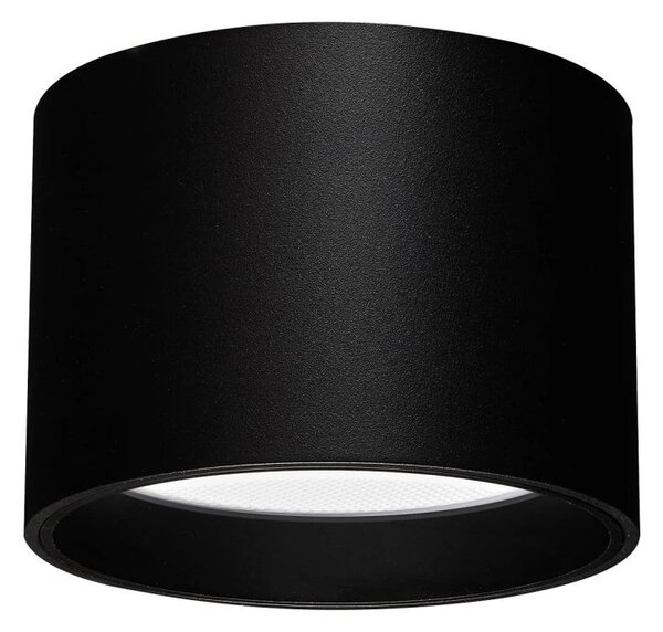 Stropní LED svítidlo MIKRA, Ø 150 mm, IP54 Barva: Černá, Stmívání, řízení: ON/OFF (bez stmívání)