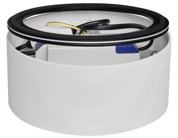 Stropní LED svítidlo MIKRA, Ø 150 mm, IP54 Barva: Černá, Stmívání, řízení: ON/OFF (bez stmívání)