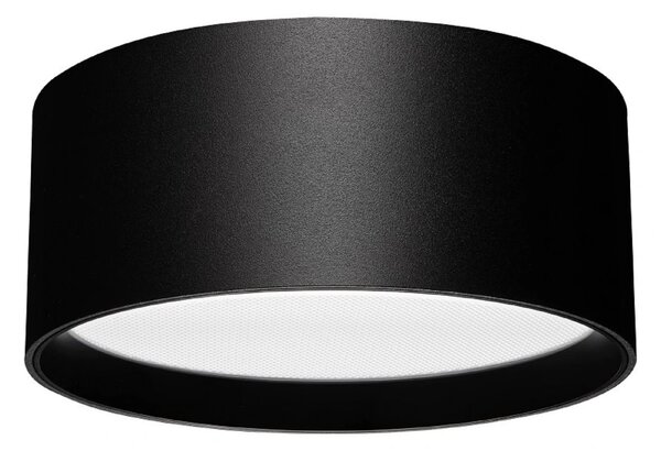 Stropní LED svítidlo MIKRA, Ø 150 mm, IP54 Barva: Černá, Stmívání, řízení: ON/OFF (bez stmívání)