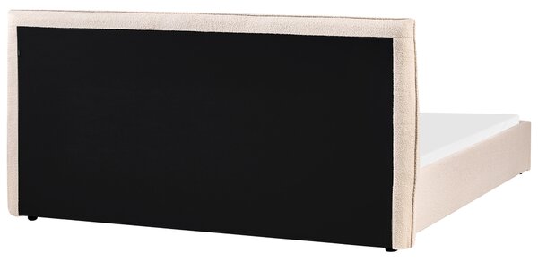 Postel Buklé LAVAUR 180 x 200 cm Béžová