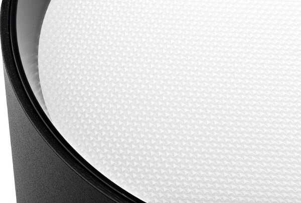 Stropní LED svítidlo MIKRA, Ø 150 mm, IP54 Barva: Černá, Stmívání, řízení: ON/OFF (bez stmívání)