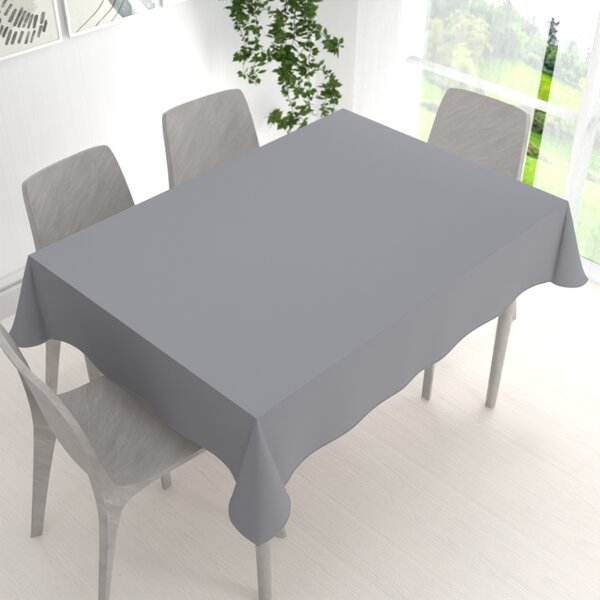 Biante Dekorační obdélníkový ubrus Rongo RG-068 Šedý 50x100 cm