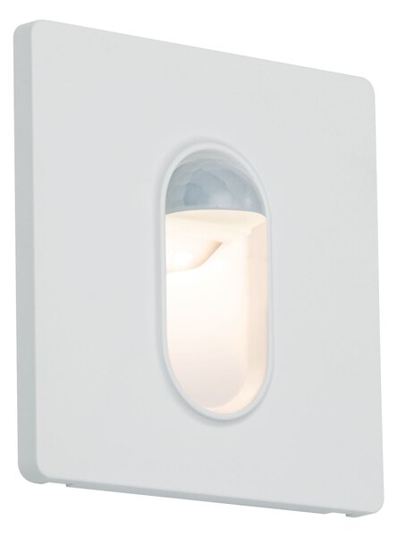 Paulmann 92923 Wand, zápustné svítidlo do KU68 se senzorem, 1×1,1 W LED, bílý plast, 230V, 7,8x7,8cm