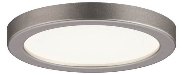Paulmann Areo, niklové polozapuštěné svítidlo, 5W LED 3000K, prům. 8cm, IP23