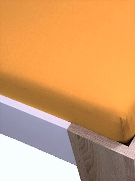 Homa jersey prostěradlo oranžová 60x120cm