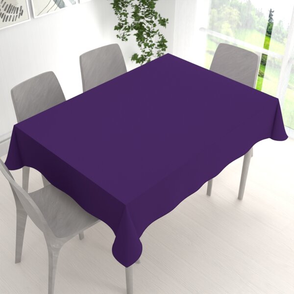 Biante Dekorační obdélníkový ubrus Rongo RG-082 Tmavě fialový 50x100 cm
