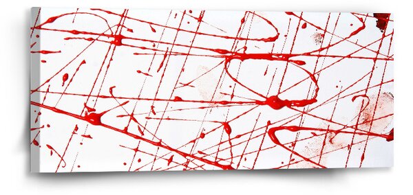 Sablio Obraz Krvavé cákance - 110x50 cm