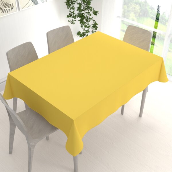 Biante Dekorační obdélníkový ubrus Rongo RG-090 Světle žlutý 50x100 cm