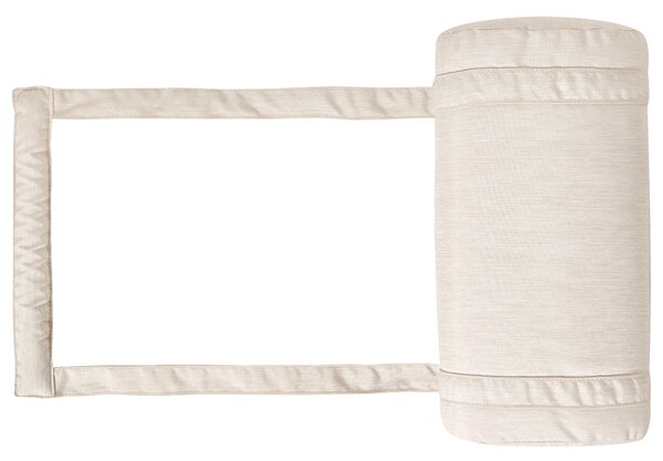 Polstr na zahradní lehátko CESANA PREMIUM 192 x 56 cm Světle béžová