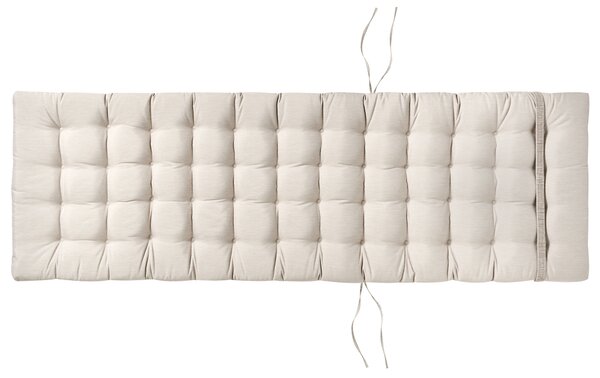 Polstr na zahradní lehátko CESANA PREMIUM 192 x 56 cm Světle béžová