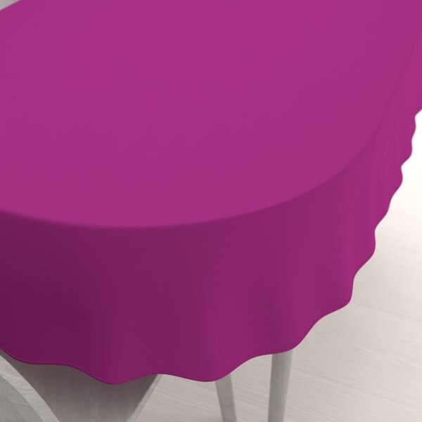 Biante Dekorační oválný ubrus Rongo RG-092 Purpurový 50x100 cm