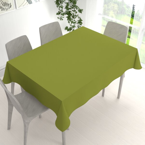 Biante Dekorační obdélníkový ubrus Rongo RG-095 Olivově zelený 50x100 cm
