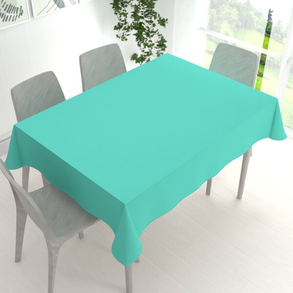 Biante Dekorační obdélníkový ubrus Rongo RG-093 Světle tyrkysový 50x100 cm