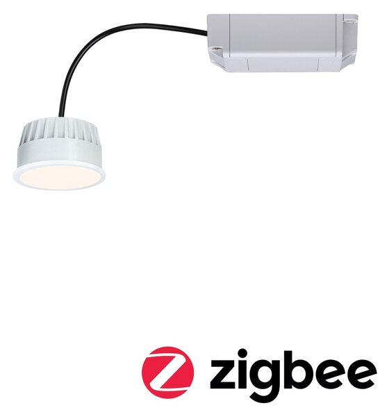 P 93073 LED Modul vestavné svítidlo Smart Home Zigbee teplá bílá Coin kruhové 50mm Coin 6W 230V 2700K satén - PAULMANN