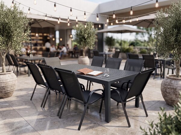 Zahradní jídelní set VIKING XL 190cm + 8x židle RAMADA