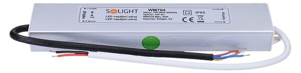 SOLIGHT LED napájecí zdroj 230V ->12V/60W/5A/IP65