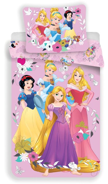 Jerry Fabrics Dětské povlečení PRINCEZNY pink 02