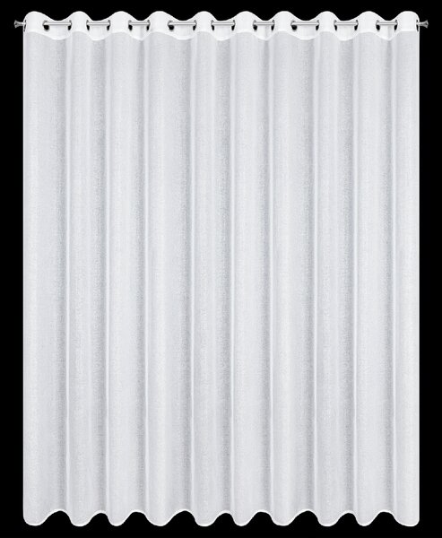 ZÁCLONA NA KROUŽCÍCH LENA 350X250 CM BÍLÁ