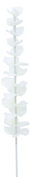 Umělá květina - Eukalyptus bílý - křišťálový, 81 cm, 12 ks