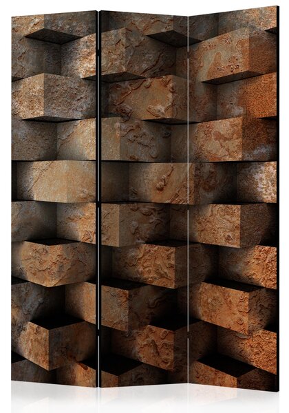 Artgeist Paraván - Brick braid [Room Dividers] Size: 135x172